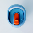 Stainless Steel Overtime Bottle Straw Cap - Blue