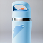 Stainless Steel Overtime Bottle Straw Cap - Blue